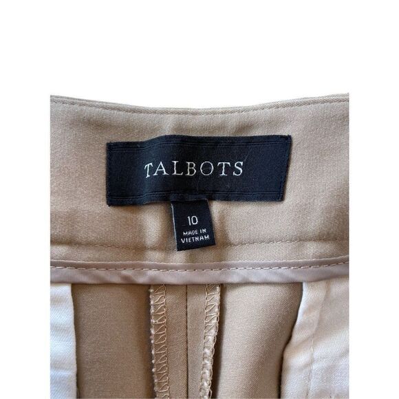 Talbots Signature Tan Trousers/Pants (Size 10) - Picture 3 of 6